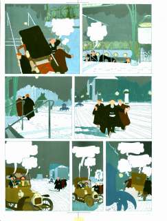 TARDI Jacques Adele Blanc Sec Bleu de la planche 38 de l’album Le savant fou édité [...] | Vermot et Associés