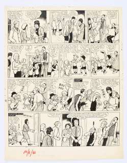 The Broons original artwork (1966) drawn and signed by Dudley Watkins from The Sunday Post 10 | Comic Book Auctions ltd