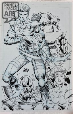 Rob Liefeld | Youngblood 2 Cover A | Panel Page Art
