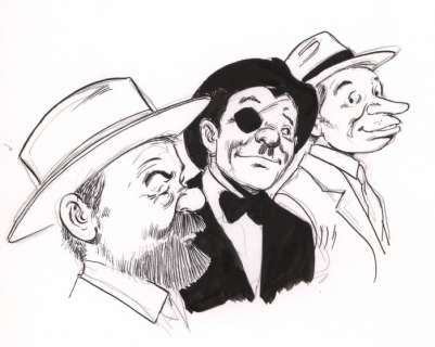 Forton, Gérald - Dessin Original - Les pieds Nickelés - (2013) | Catawiki