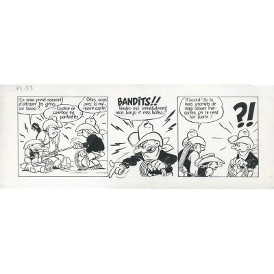Yves Chaland | CHAL-003 – John Bravo pl. 33 | Galerie Antoine Mathon