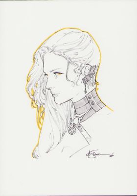 Rb Silva - Psylocke Pencil Sketch W/Colored Pencil - Signed