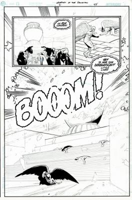 Michael Lark | Legend of the Hawkman #2 P 45 Splash (Hawkman & Hawkgirl!) 2000 | Romitaman