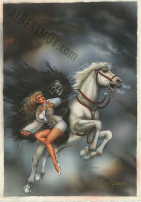 Mike Okamoto | On a Pale Horse Issue 1 Page Cover | Albert Moy