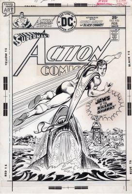 Mike Grell | Action 456 Cover | Panel Page Art