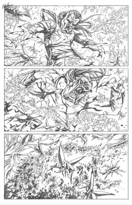 Elvin Ching | Predator Badlands Issue 1 Page 11 | Next Comic Art