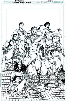 Jesus Merino | World’s Finest #13 Cover (Full Shazam Movie Family: Capt. Marvel, Mary Bromfield, Pedro Pena, Eugene Choi, Darla Dudley, Freddy Freeman!) 2023 | Romitaman