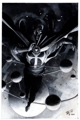 Eddy Newell - Doctor Strange Mixed Media Illustration (2010)