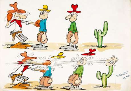 Benito Jacovitti Cocco Bill e lo sganassone | Little Nemo