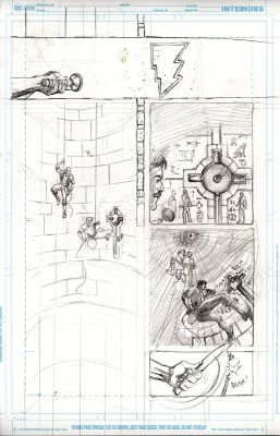 Juan Ferreyra | Absolute Superman Issue 16 Page 01 Pencils | ComiConArt