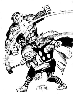 Bob Hall | Hulk Vs Thor | Catskill Comics