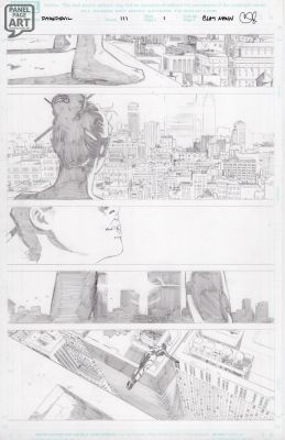 Clay Mann | Daredevil 111 Page 1 | Panel Page Art