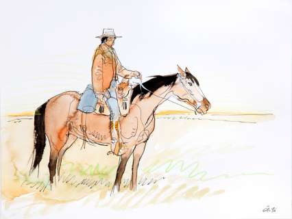 Giraud | Blueberry, illustration Ã  l’encre de Chine, Ã  l’… | Banque Dessinée