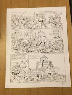 Lalor, Miguel - Planche originale (p.6) - Le Dernier Templier Tome 3 - L’Église engloutie - (2010) | Catawiki