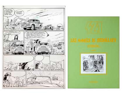 Maltaite | 421, planche n°2 Ã  l’encre de Chine de l’épisod… | Banque Dessinée