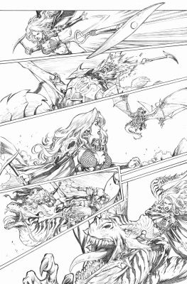 Diego Bernard | Lady Death: Diabolical Harvest Issue 22 Page 03 | ComiConArt