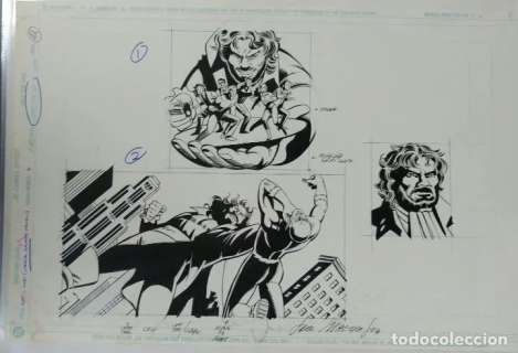 Original DC Vandal Savage dibujo de José Marzan Jr