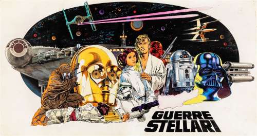 Papuzza Michelangelo - "Guerre stellari (Star Wars)", 1977 | Urania Casa d’Aste