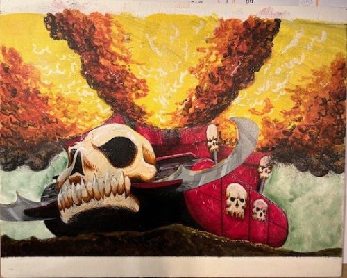 Rob Hinds | Khorne Doomblaster Battery Warhammer 40K Ccg Painting Page Painting | Splash Page