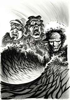 Riff Reb’s | Hommes Ã  la mer, couverture originale Ã  l’encre de… | Septimus