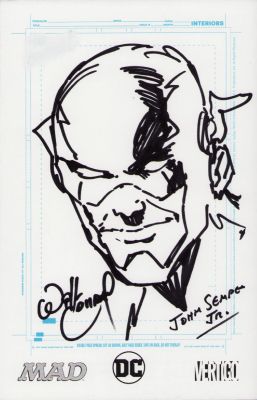 Will Conrad | Flash Ink Art Commission - Signed 2X | Anthony’s Comic Book Art