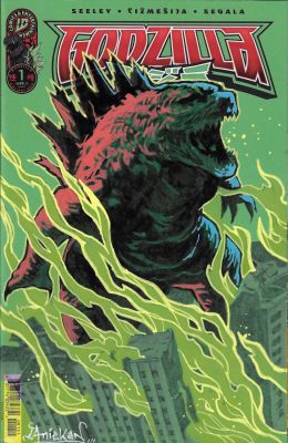 Aniekan Udofia | Sketch Cover - Godzilla | TDArt