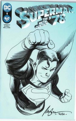 Rafael Albuquerques | Superman The Metal Curtain 78′ Sketch Cover | Essential Sequential