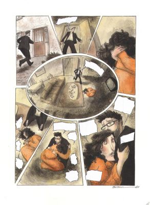 Pontarolo Frédéric | Planche Originale 26 du Serpent d’Hippocrate par Frédéric Pontarolo | Galerie Napoléon