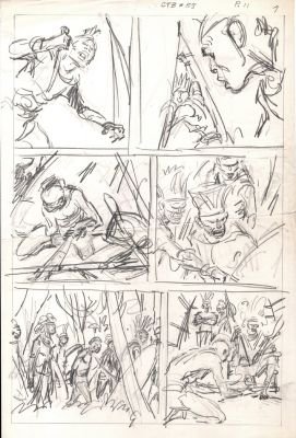 John Buscema | Conan the Barbarian #85 P 11 (11 X 17 Inch Bronze Age Prelim) | Romitaman
