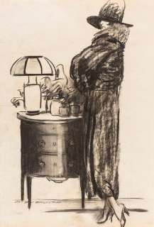 Dudovich Marcello - "La Rinascente - Modello per signora ", 1919 | Urania Casa d’Aste