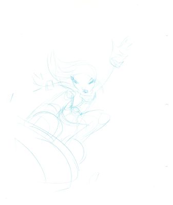 Dave Bullock 2 LOT Hand-Drawn Comic Illustrations for Covers and Book DC L33 | Charles Scott Gallery