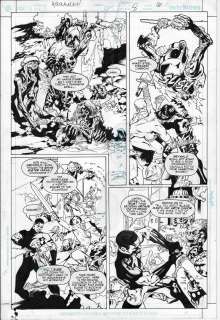 Yvel Guichet, Mark Propst, Rick Veitch | Aquaman #8 P6 (2003) Guichet / Propst Aquaman Tempest Valkyries Sword & Sorcery Horror Animated Corpses | ComicArtFans Classifieds