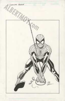 John Romita Jr., Scott Hanna | Cinescape Magazine Page Cover | Albert Moy