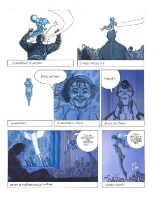 Cadelo Silvio | Planche originale 39 en couleur directe ENVIE DE CHIEN Tome 2 Deux Mouches blanches par Silvio CADELO | Galerie Napoléon