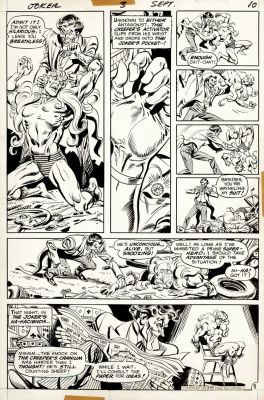 Ernie Chan, Jose Luis Garcia Lopez | The Joker #3 P 8 (Great Garcia-Lopez Inks! the Joker & the Creeper Battle in Every Panel & the Joker Wins!) 1975 | Romitaman