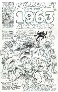 Don Simpson, Don Simpson, Don Simpson, Don Simpson | 1963 Annual Cover (Satire), 12" X 19" (2022) | ComicArtFans Classifieds