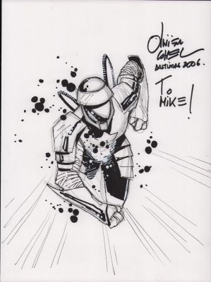 Olivier Coipel | Wildstar (Legion of Superheroes) Commission - Signed - 2006 | Anthony’s Comic Book Art