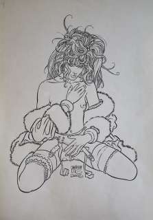Viglioglia, Giuseppe - Original illustration Erotic Pin-up (2000) | Catawiki