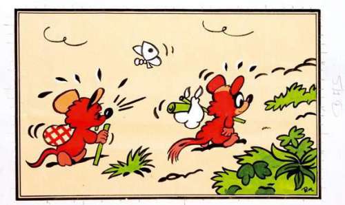 MACHEROT. Â« Chlorophylle Â». Gouache directe sur papier épais pour un projet | Tessier Sarrou