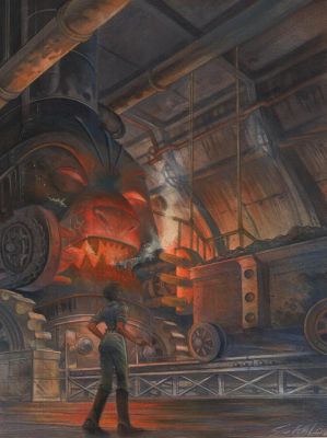 SOKAL Benoît - SYBERIA Illustration de rÃ©fÃ©rence La chaudiÃ¨re