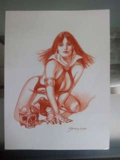 SanjuliÃ n - Dessin original Vampirella - (2008) | Catawiki