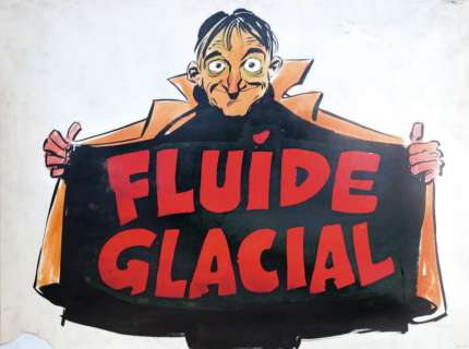 Alexis | "Fluide Glacial". Gouache sur papier pour cette illustration em | Tessier Sarrou