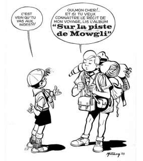 Mitacq. (Michel Tacq. 1927-1994) | MITACQ. Â«La Patrouille des CastorsÂ». Encre de Chine et rehauts… | Tessier Sarrou