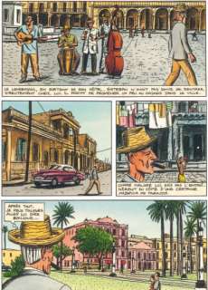 Loustal. Jacques de. (Né En 1956) | LOUSTAL. Jacques de. Crayonné original + planche mise en couleur pour& | Tessier Sarrou