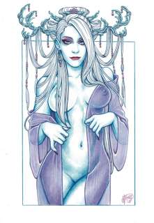 Jennifer Giner LÃ³pez - Erotic Geisha Dessin(s) original | Catawiki