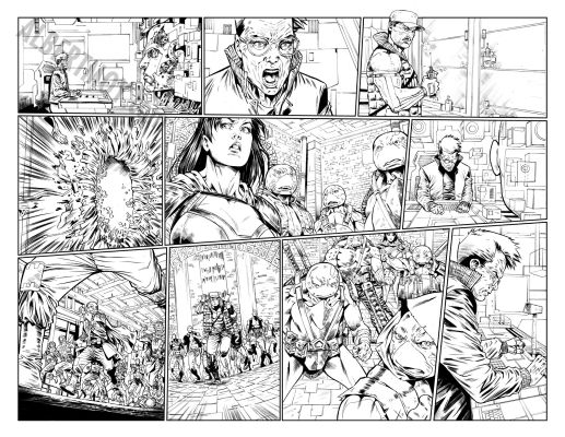 Esau And Isaac Escorza | Tmnt: the Last Ronin II Re-Evolution Issue 3 Page 36 And 37 | Albert Moy