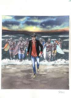 MARCO NIZZOLI - Original illustration for Dylan Dog. Cm. 32,5x45. Signed. Mint. Code 1870