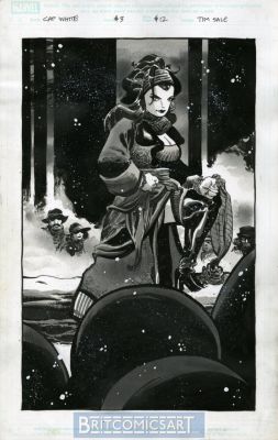 Tim Sale | Captain America White 3 Pg 12 Splash By Tim Sale Issue 3 Page 12 | BritComicsArt