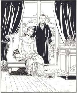 Lucien Rollin - lot 453 - Le Décalogue - Les Fleury-Nadal, dessin original Ã …