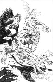 J. Scott Campbell | Original Art: Uncanny X-Men #1 JSC EXCLUSIVE Cover F ’Beast’ | J. Scott Campbell